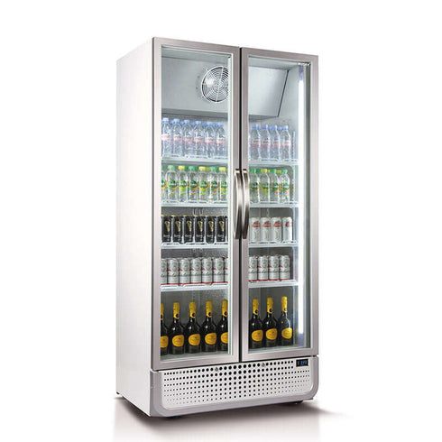 Husky 795L Vertical Glass Door Fridge (White) - C8PRO-H-WE-AU-HU