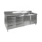 FED Sink Cabinet with Right Double Bowls - DSC-2400R-H