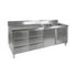 FED Sink Cabinet with Right Double Bowls - DSC-2400R-H