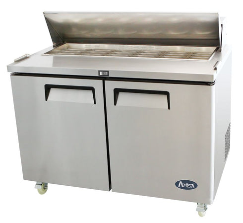 Atosa Sandwich Prep Table 2 Door Refrigerator 379L - MSF8302
