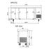 Atosa Stainless Steel 3 Glass Doors Bench Fridge - EPF3731