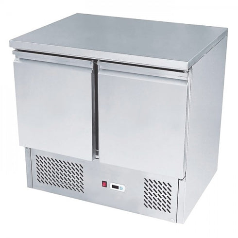 Atosa 2 Door Saladette Prep Table Refrigerator 300L - ESL3801