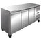 FED S/S Three Door Bench Fridge 386L - FE3100TN