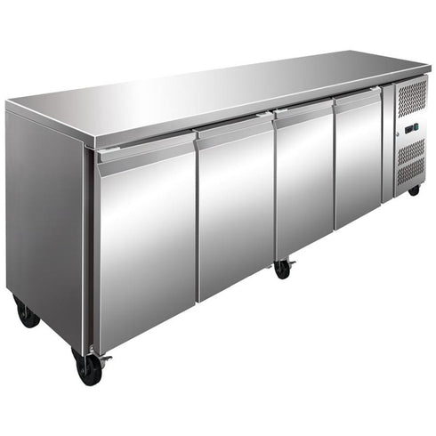 FED S/S Four Door Bench Fridge 511L - FE4100TN