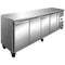 FED S/S Four Door Bench Fridge 511L - FE4100TN