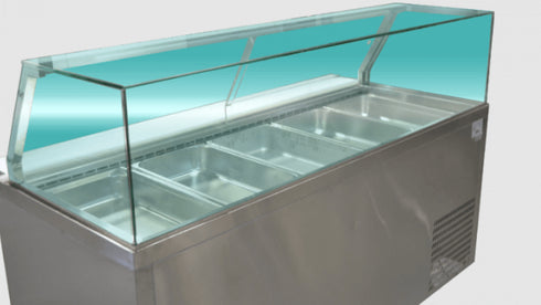 FED Cold Salad & Noodle Bar 5x1/1 GN Pans - PG180FA-YG