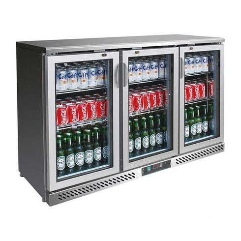 Thermaster Three Door Stainless Steel Drink Cooler - SC316SG