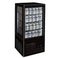 Thermaster Countertop Display Fridge Black Four-Sided - TCBD78B