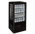 Thermaster Countertop Display Fridge Black Four-Sided - TCBD78B