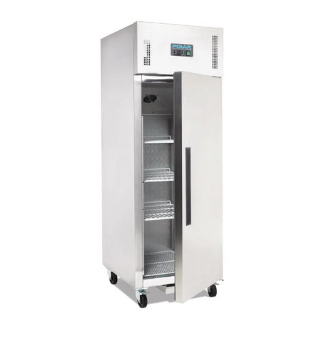 Polar G-Series Upright Fridge Single Stainless Steel Door 600Ltr DL893-A