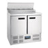 Polar G-Series 2 Door Pizza Prep Counter Fridge 254Ltr G604-A