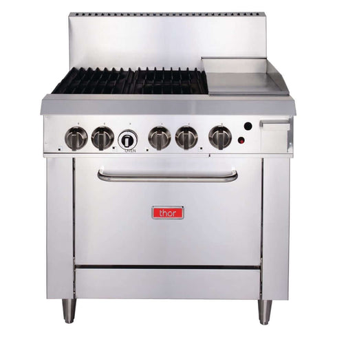 Thor 4 Burner Gas Oven Range with Griddle Plate GH102