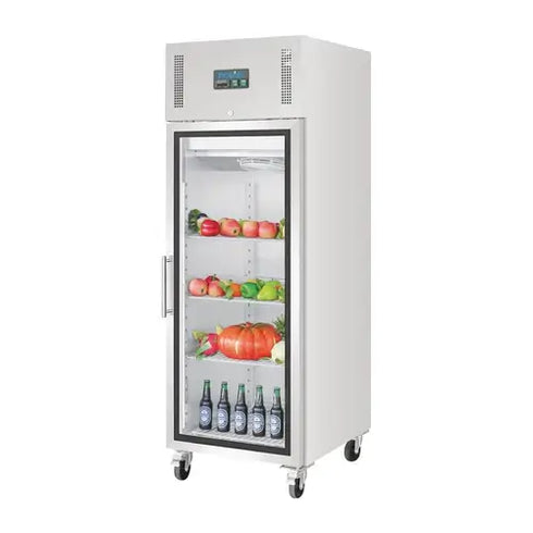 Polar G-Series Gastro Display Glass Door Fridge 600Ltr White GH218-A