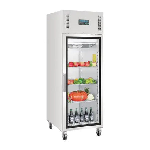Polar G-Series Gastro Display Glass Door Fridge 600Ltr White GH218-A