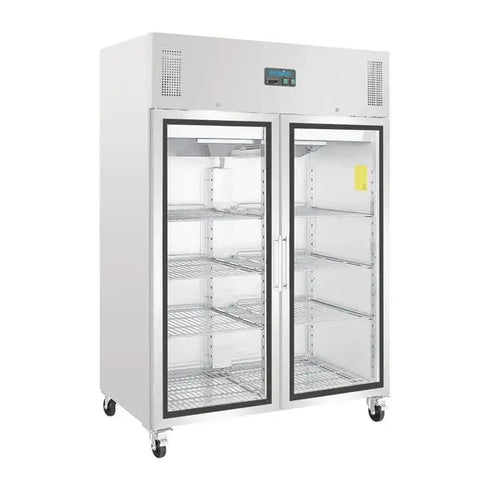 Polar G-Series Upright Double Glass Door Gastro Display Fridge 1200Ltr GH219-A