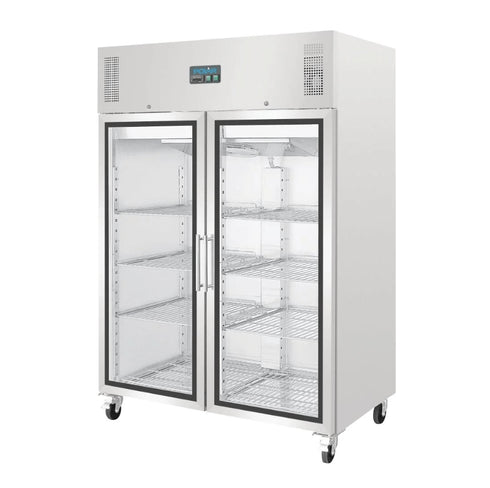 Polar G-Series Upright Double Glass Door Gastro Display Fridge 1200Ltr GH219-A