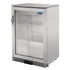 Polar G-Series Counter Back Bar Cooler with Single Hinged Door Stainless Steel 138Ltr GL007-A