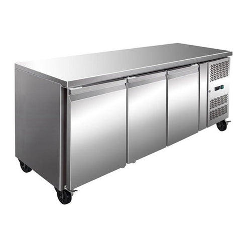 FED TROPICALISED 3 Door Gastronorm Bench Fridge - GN3100TN