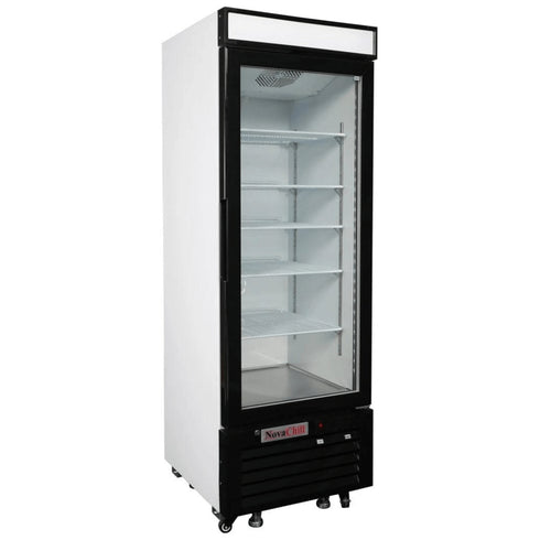 Novachill Single Door Upright Display Freezers - 400L-SM400GZ