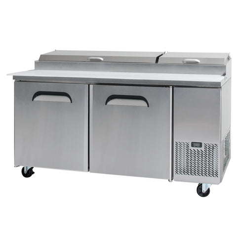 Bromic Pizza Prep Fridge Tube Grill 2 Door - PP1700