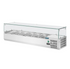 Polar G-Series Square Glass Countertop Prep Fridge GD876-A