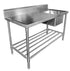 Mixrite Sink Bench with Splashback - SS1609C