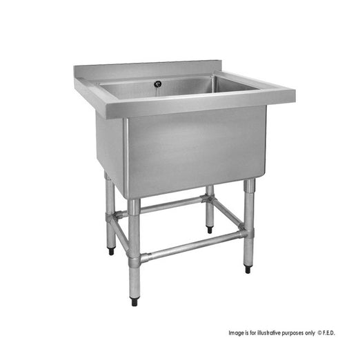 FED Stainless Steel Single Deep Pot Sink - 770-6-SSB