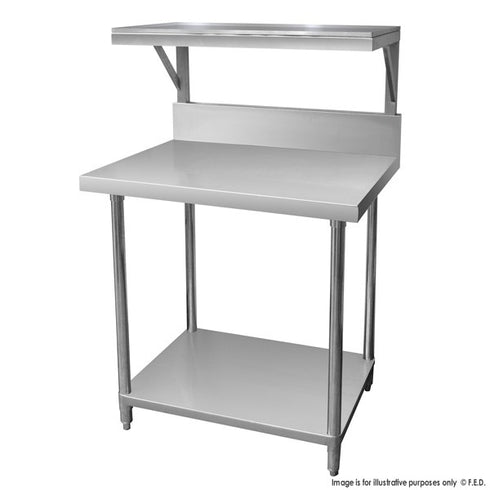 FED Heavy Duty Salamander Bench with Shelf Braces - SMB-7-0900
