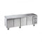 Exquisite Four Solid Doors Underbench Freezer 700mm deep - USF550H