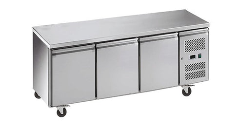 Exquisite Three Solid Doors Underbench Freezer 600mm deep - SSF400H