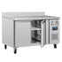 Polar U-Series 2 Door Counter Fridge with Upstand 282Ltr DL914-A