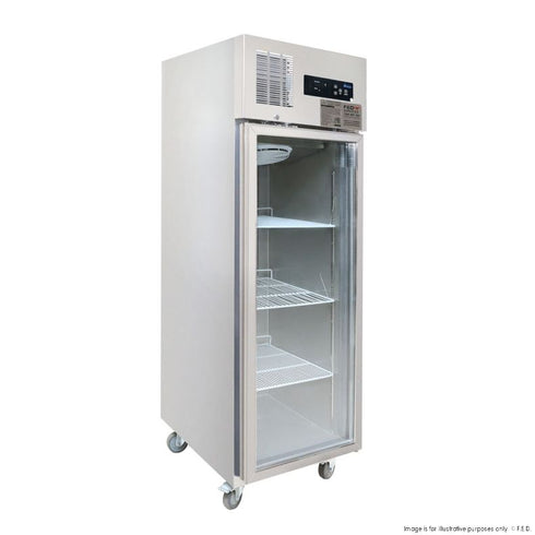 FED Single Door Upright Display Fridge - SUCG500