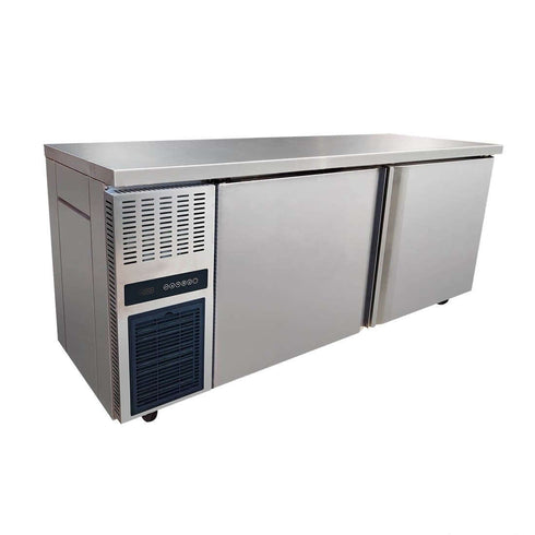 FED Stainless Steel Large Double Door Workbench Fridge - TS1800TN