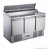 FED-X Three Door Salad Prep Fridge - XGNS1300D
