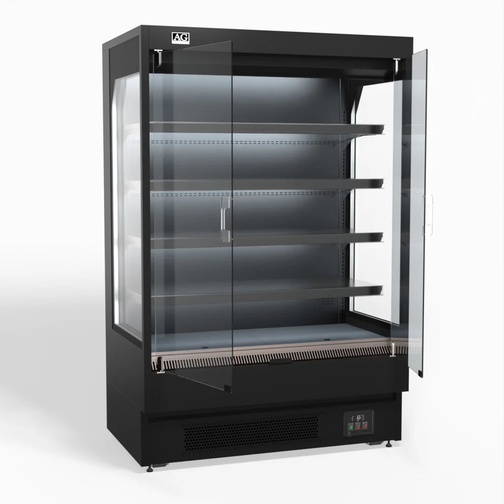 AG Supermarket 2 Door Glass Fridge 1315mm - MSD1300