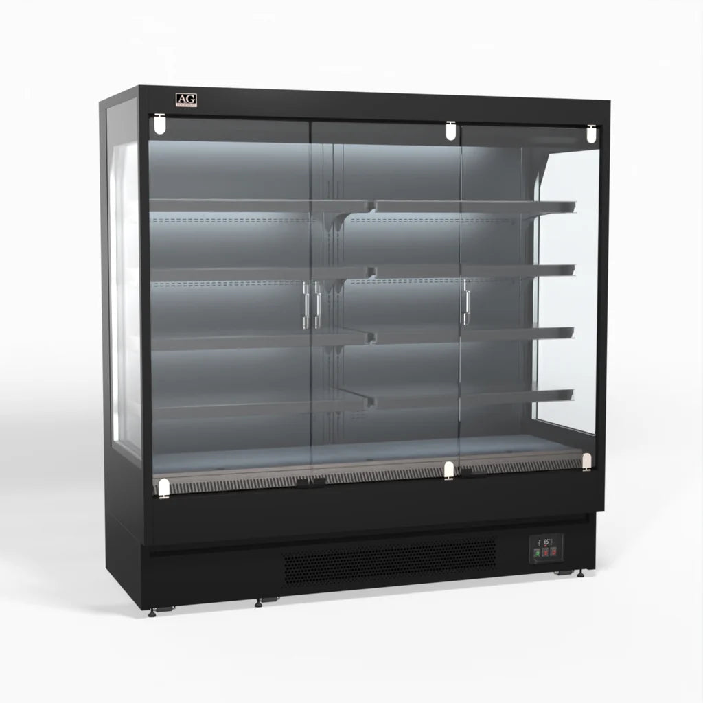 AG 3-Door Glass Fridge1940mm - MSD2000