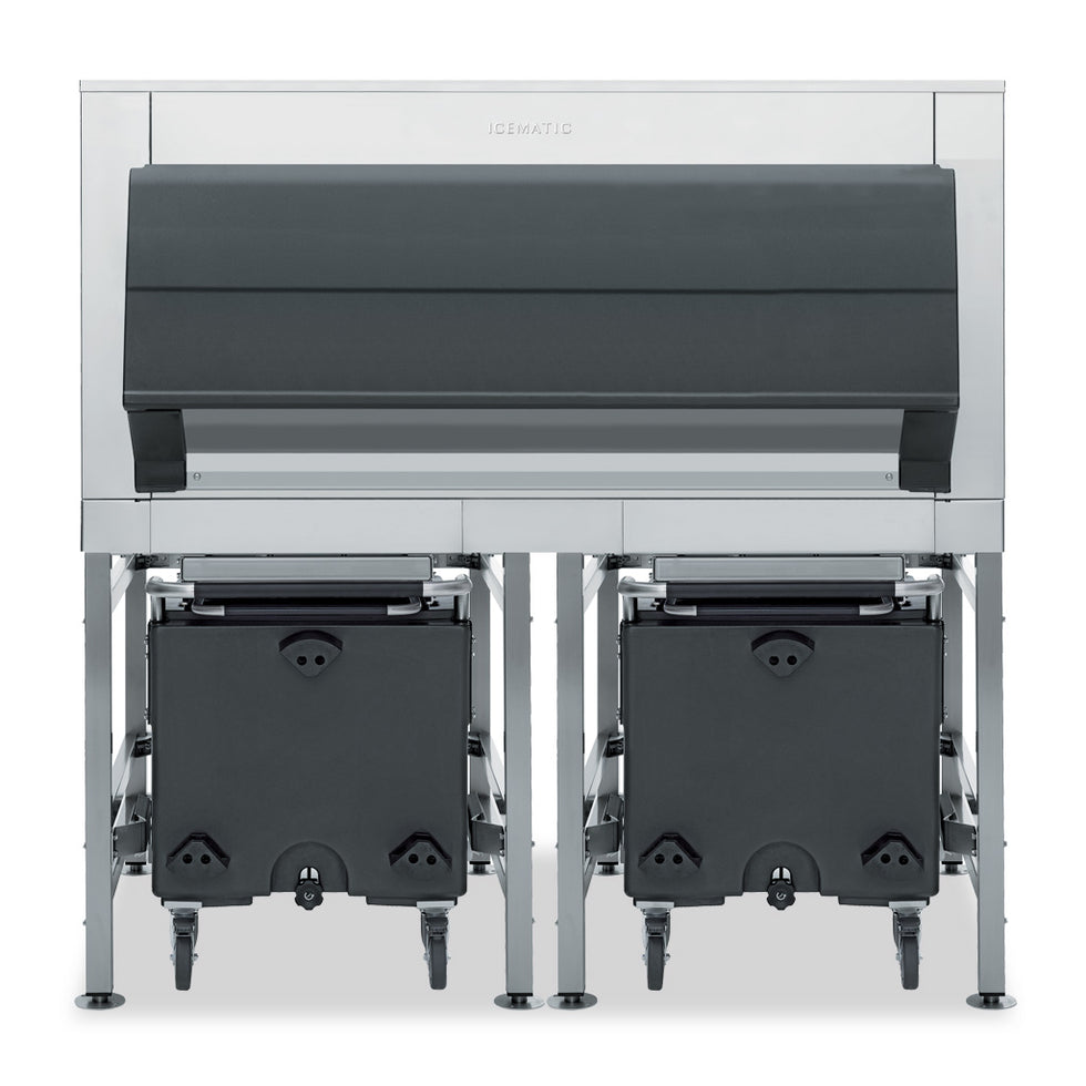Icematic Double Cart Ice Transportation System 759kg Storage MC620