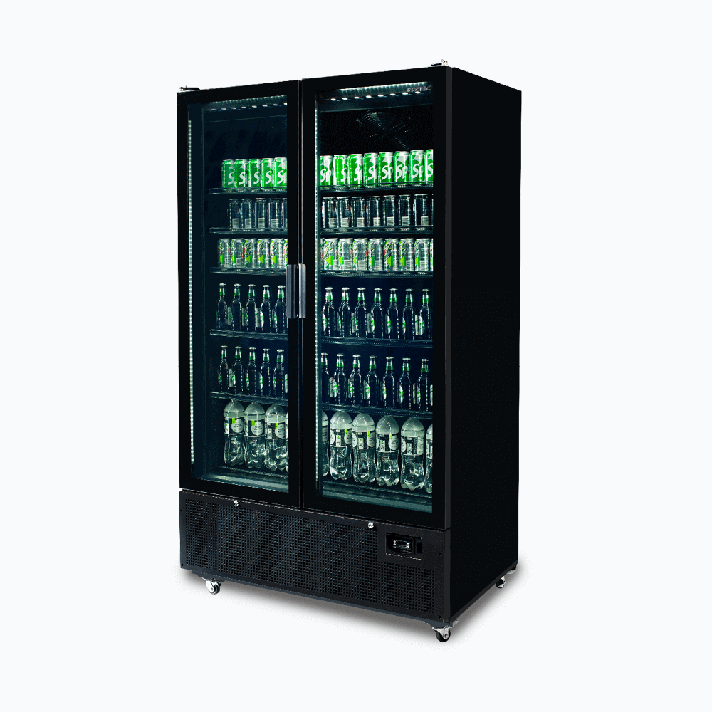 Bromic Upright Display Fridge 1126L - 2 Door GM1100B-NR