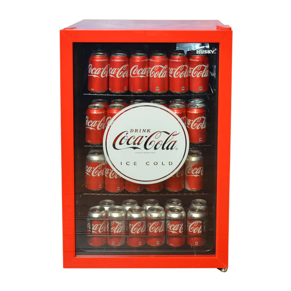 Husky coca best sale cola fridge